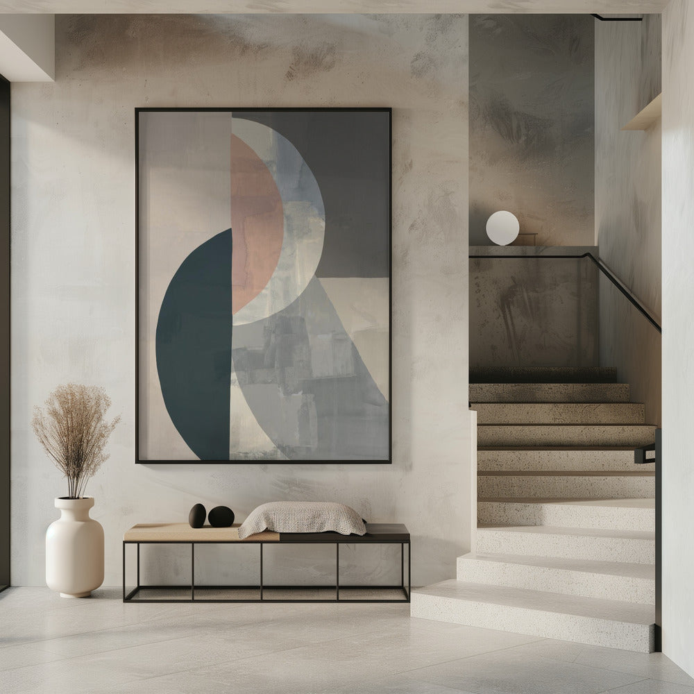 Geometric Forms And Muted Colors | Poster
