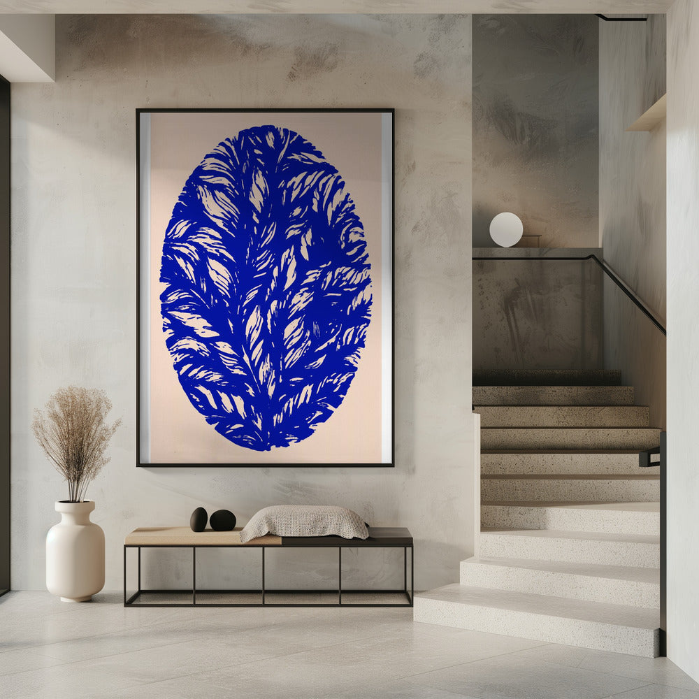 Indigo Bloom Orb | Poster