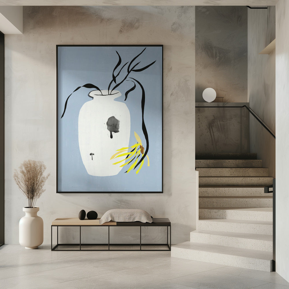 Vase And Withered Bloom | Poster