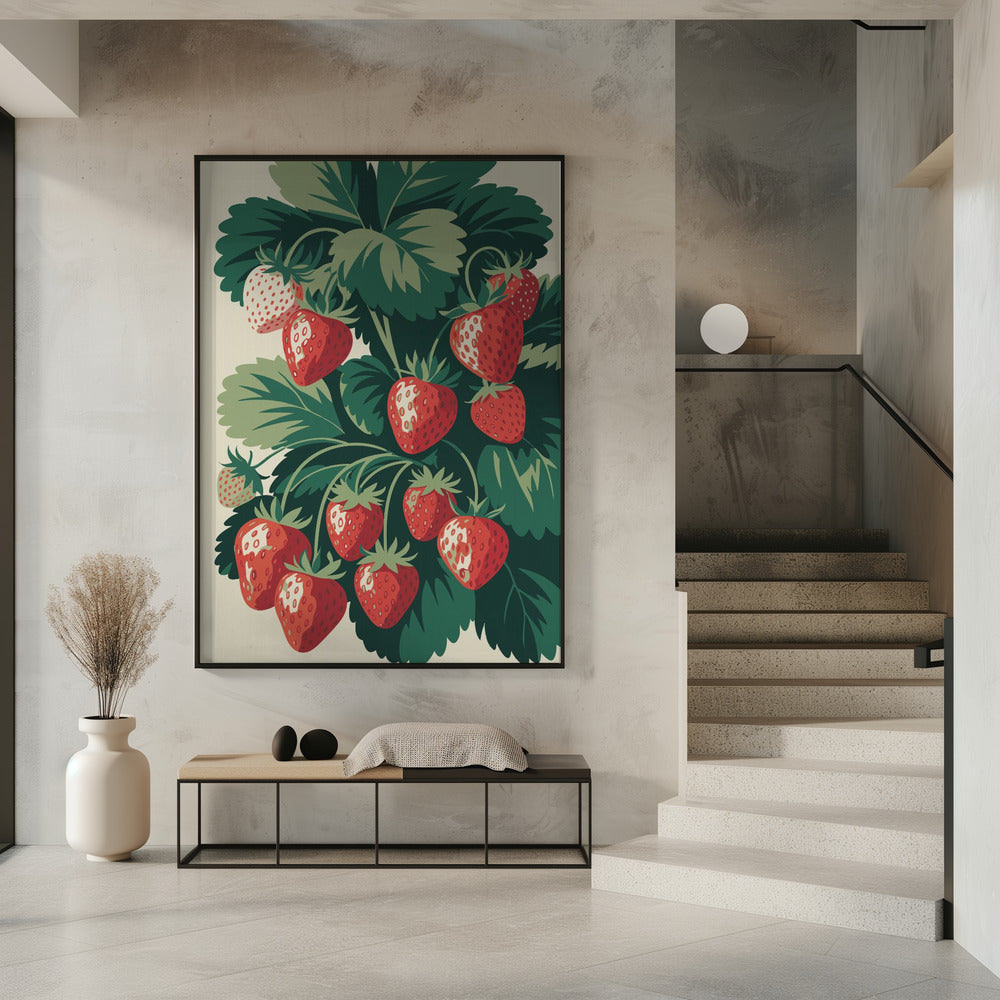 Juicy Strawberry Delight | Poster