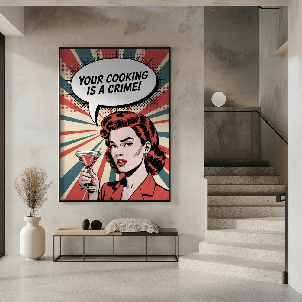 Retro Culinary Roast | Poster