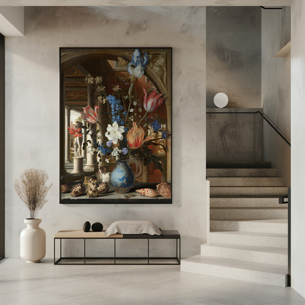 A Still Life With Perspective Dutch Masters Combined | Poster