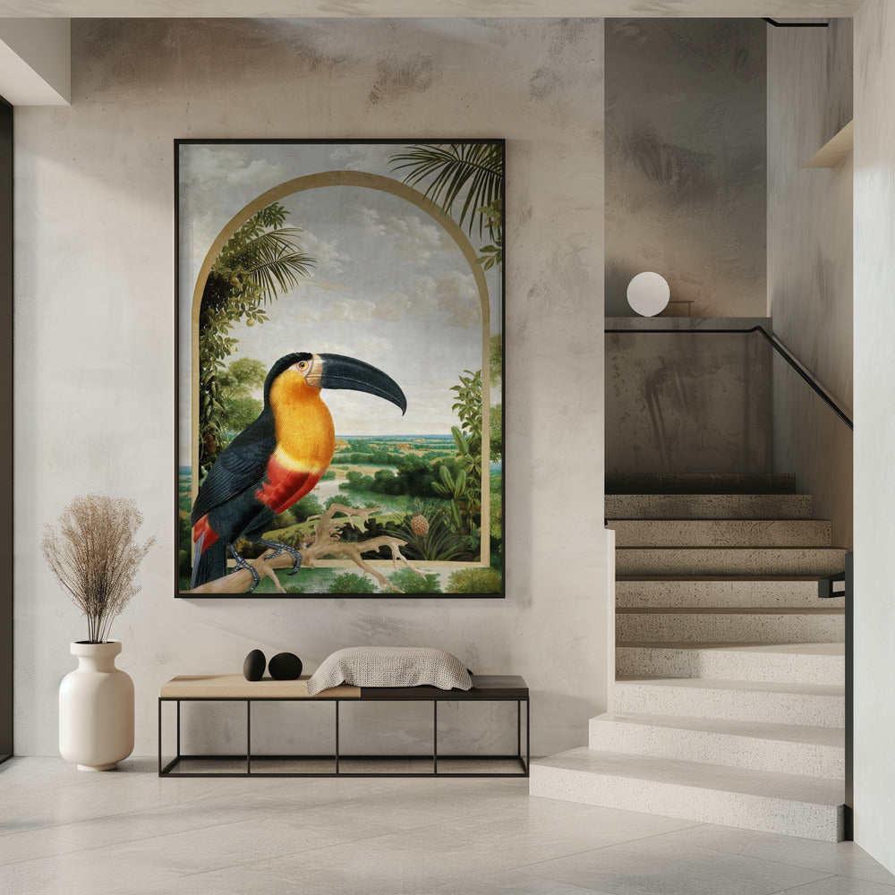 Toucan Perched on a Branch | Poster