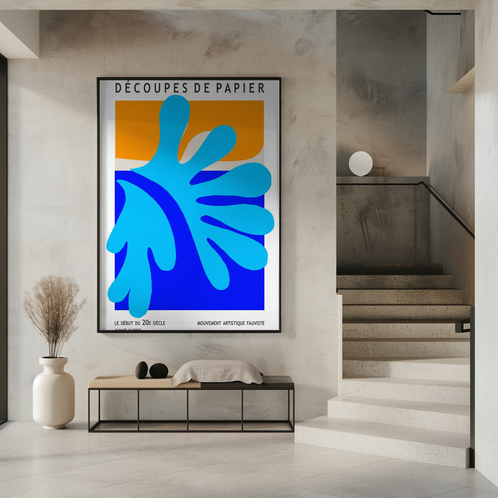 Blue Splash Forms | Poster