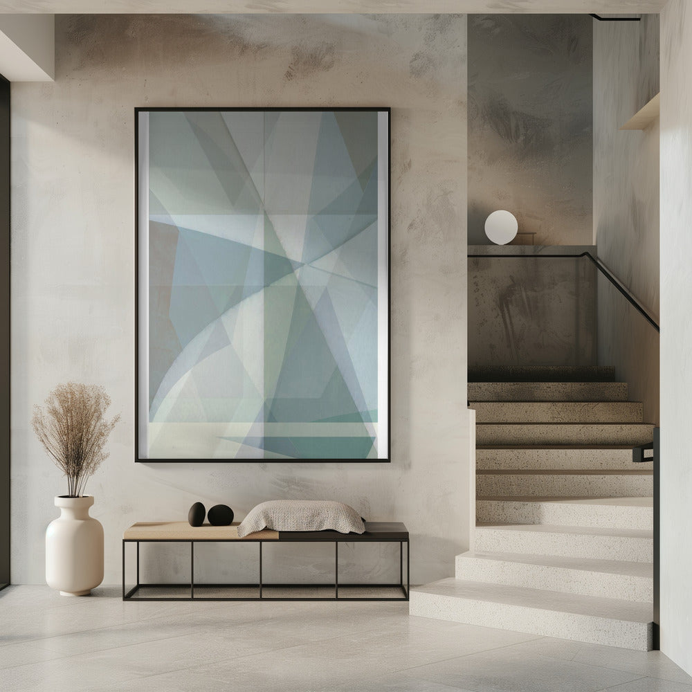 Geometric Shapes In Muted Tones | Poster