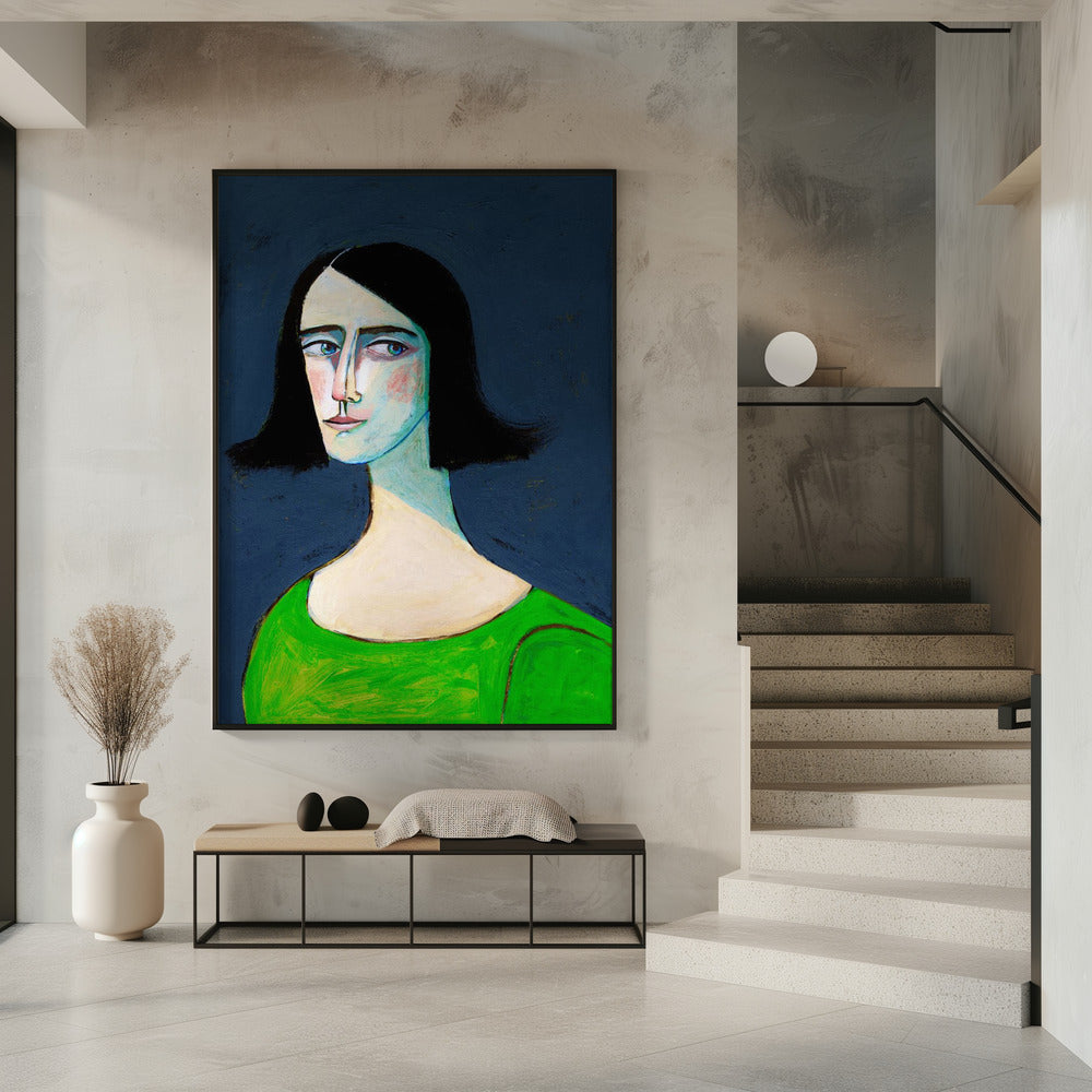 Woman Portrait - Never Look Back | Poster