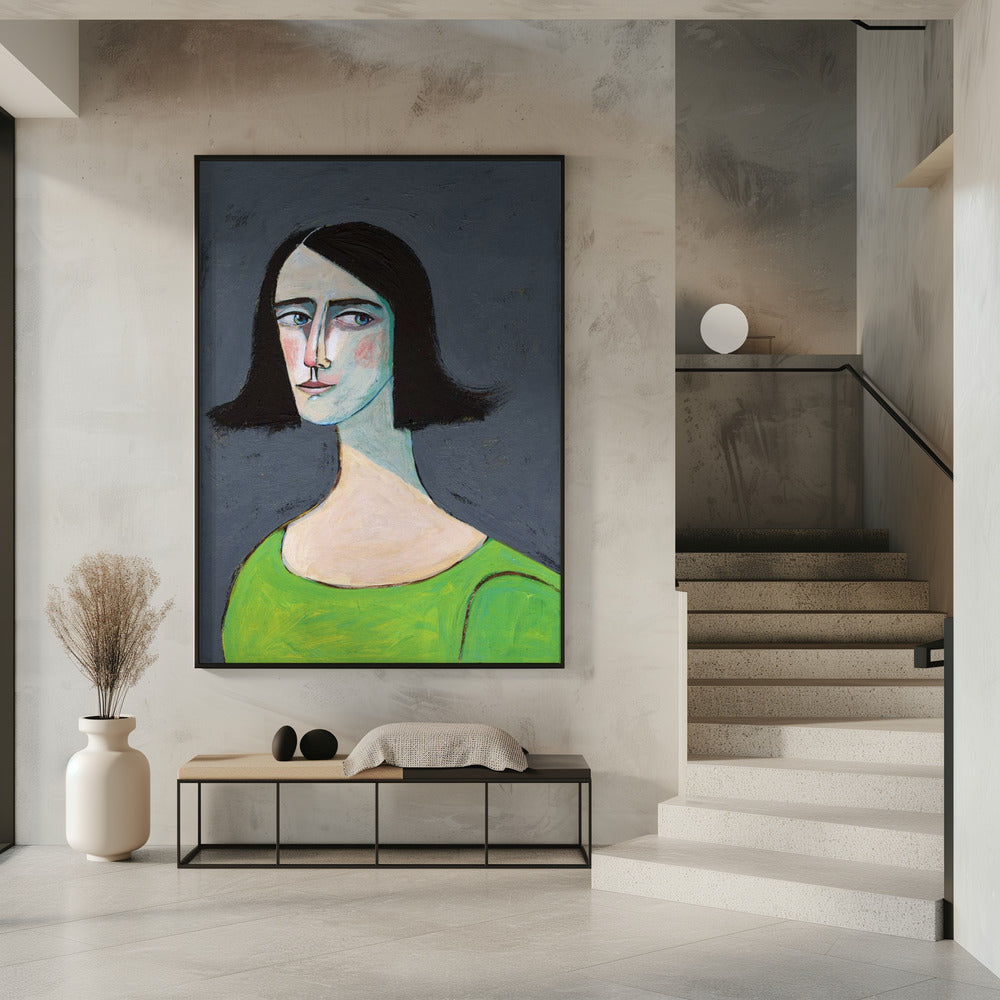 Woman Portrait - Never Look Back | Poster