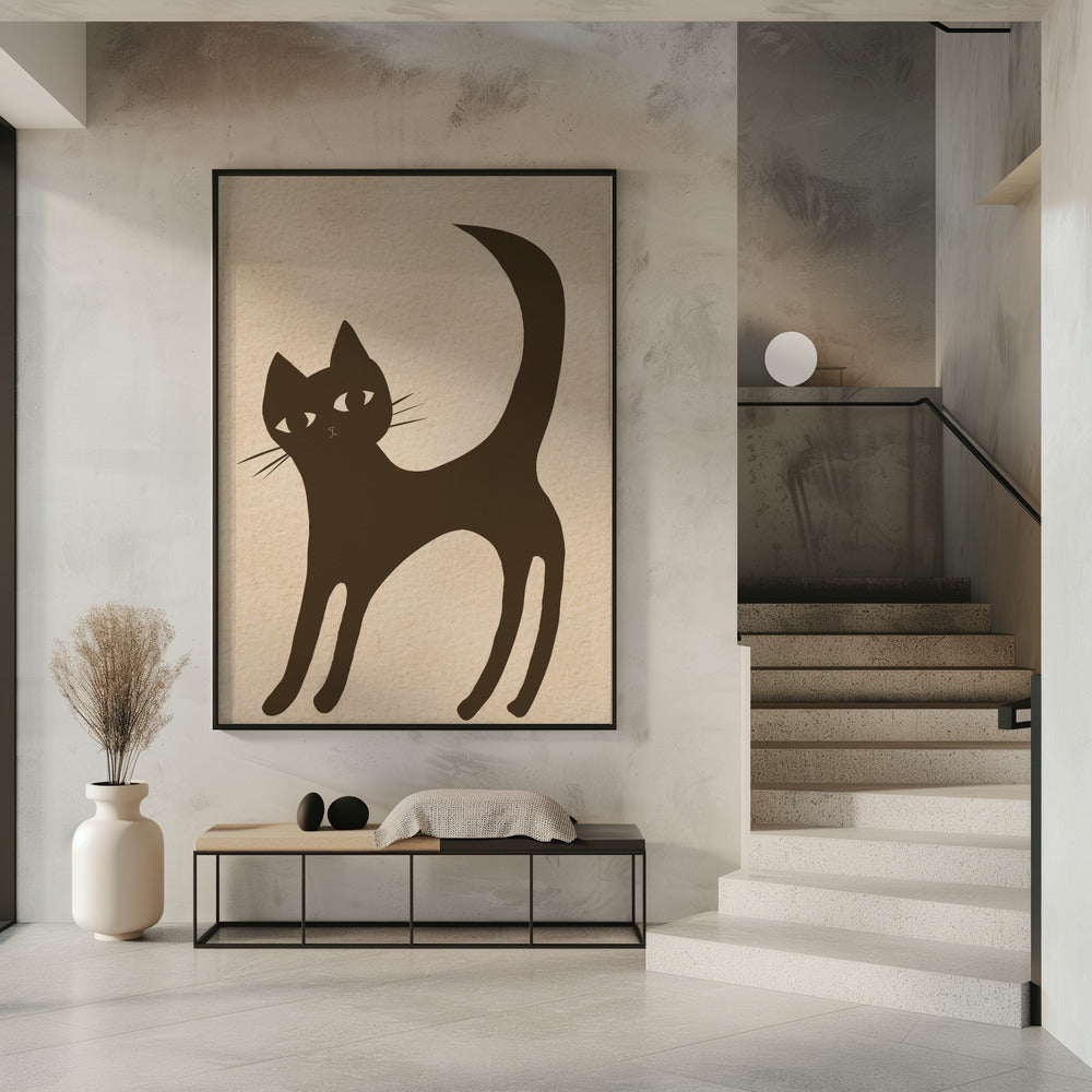Brown cat | Poster