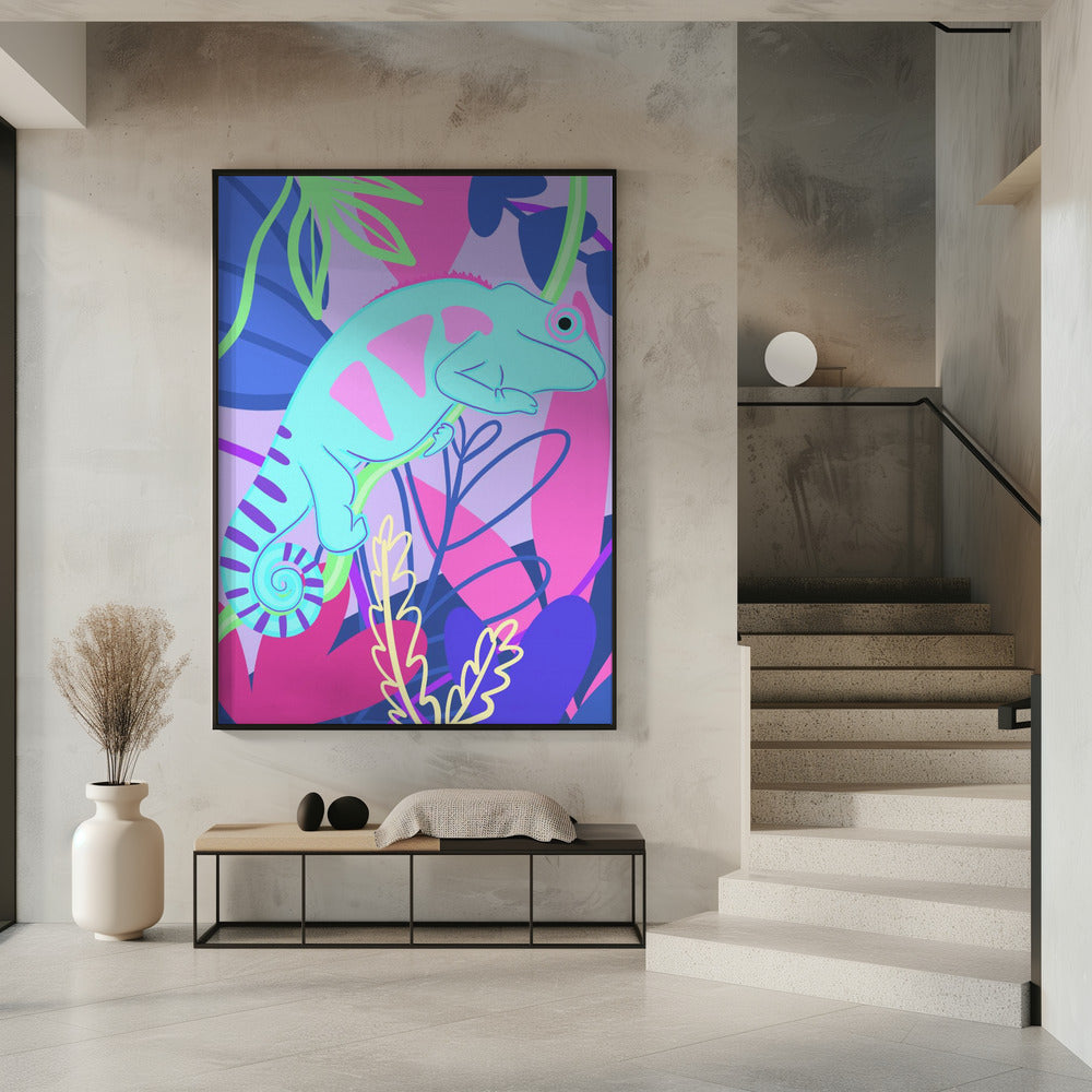 Colorful Chameleon | Poster