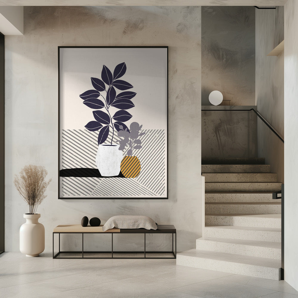 Vase B By Catsanddotz 5 To 7      30 X 42 Inches L | Poster
