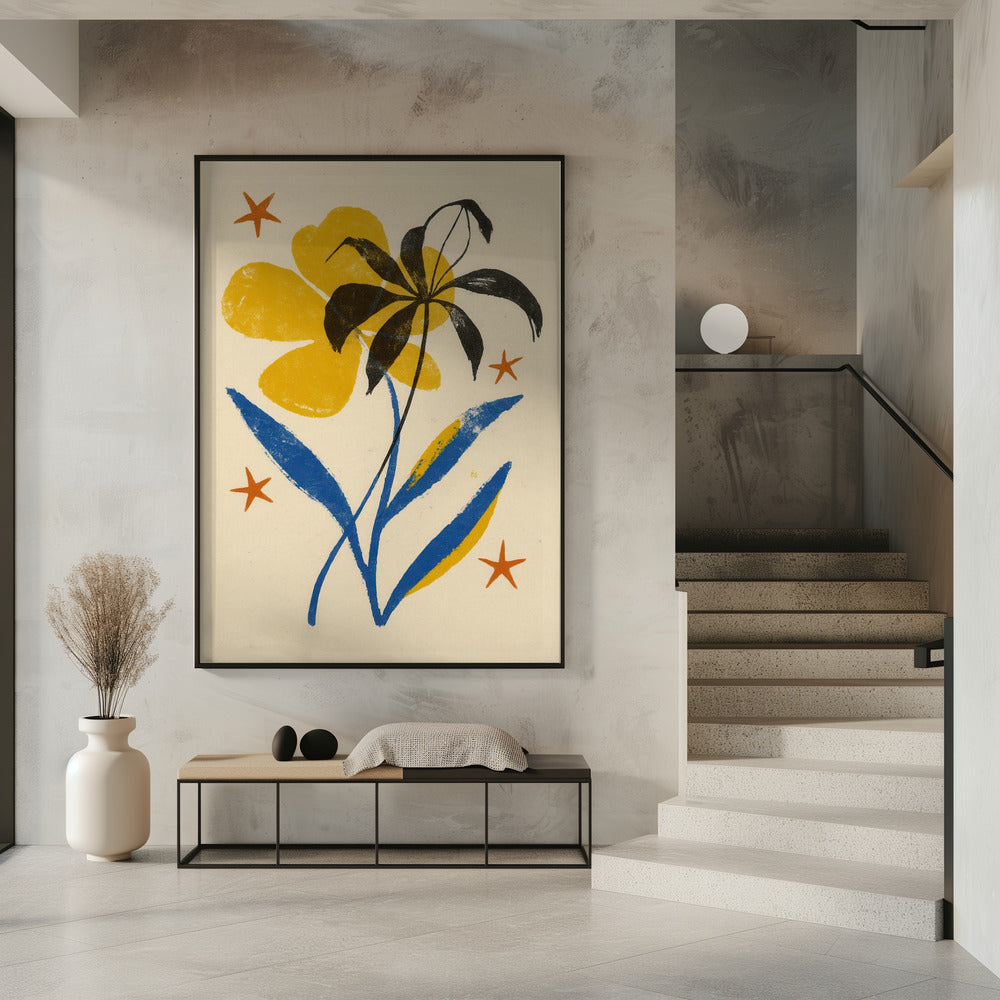 Starry Floral Dance | Poster