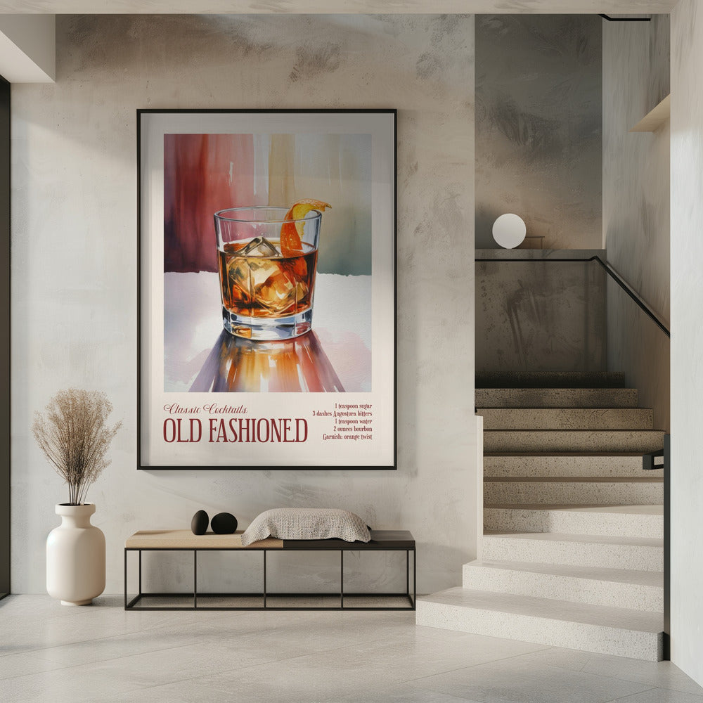 Classic Cocktails - Old Fashioned | Poster