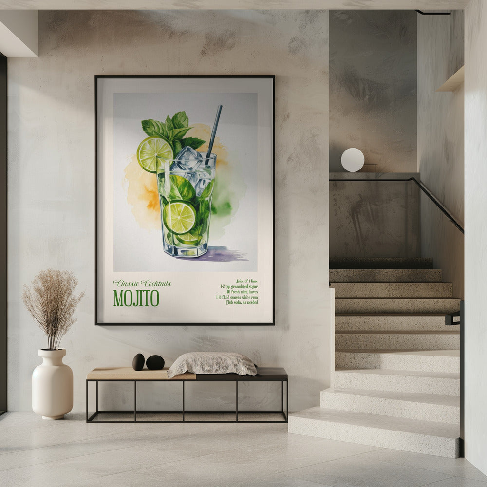 Classic Cocktails - Mojito | Poster