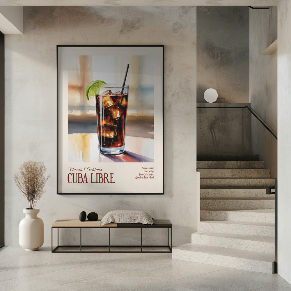 Classic Cocktails - Cuba Libre | Poster