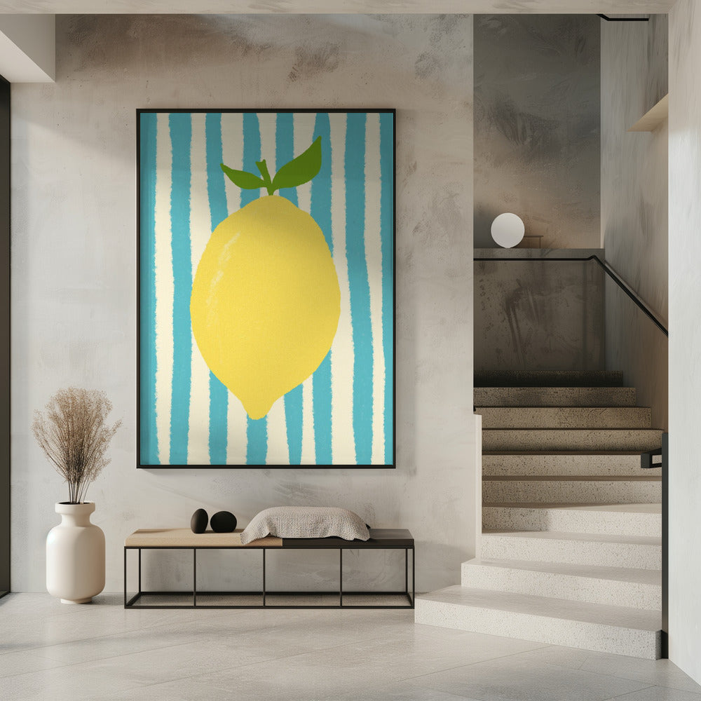 Limone light blue | Poster