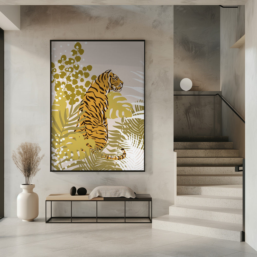 Tiger By Cats and Dotz  30 X 42 Inches | Poster