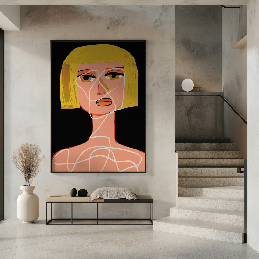 Tied up woman Tangled | Poster