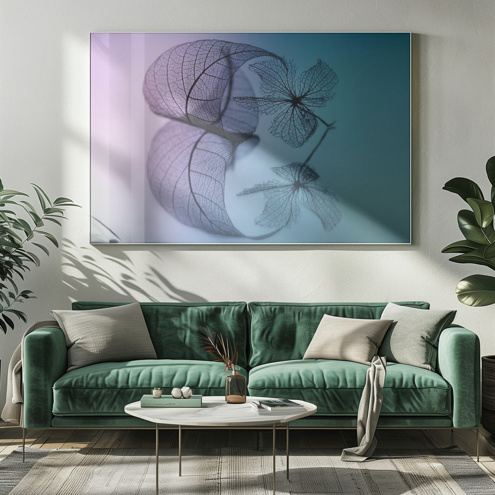 Story of leaf and flower | Canvas