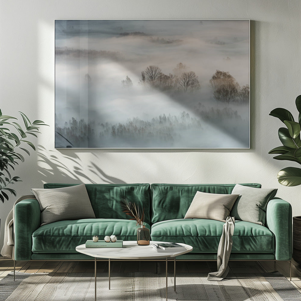 Winter fog | Canvas
