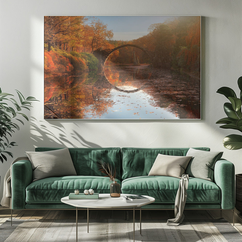 Autumn lake | Canvas