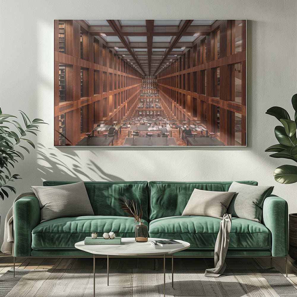 Library in Berlin. | Canvas