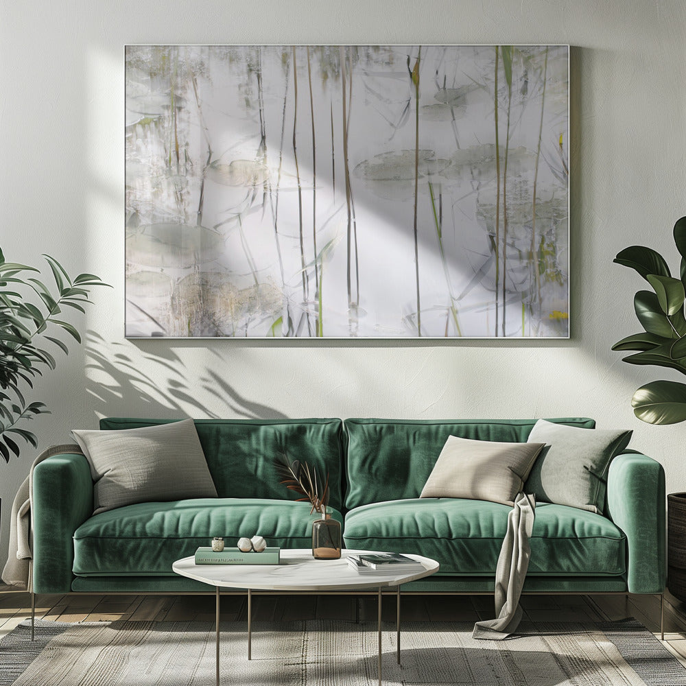 Lily leaves | Canvas