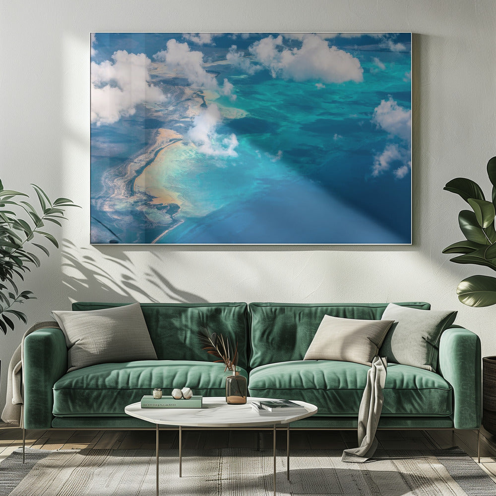 Sand Beach meets ocean | Canvas