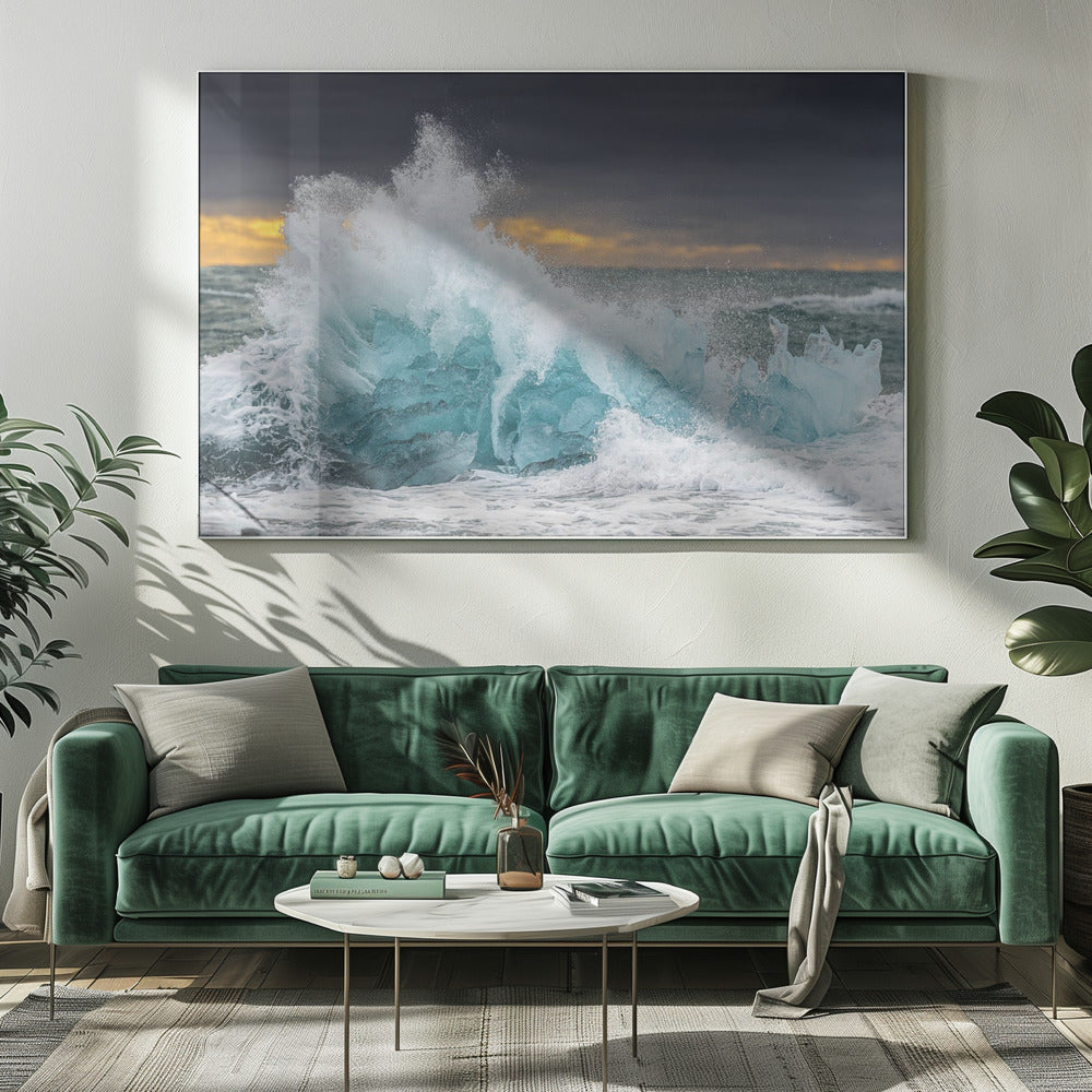 Icy wave | Canvas