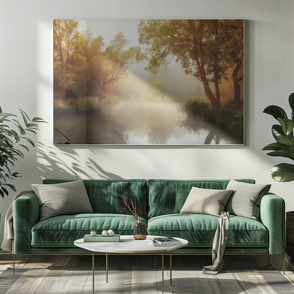 Foggy Autumn | Canvas