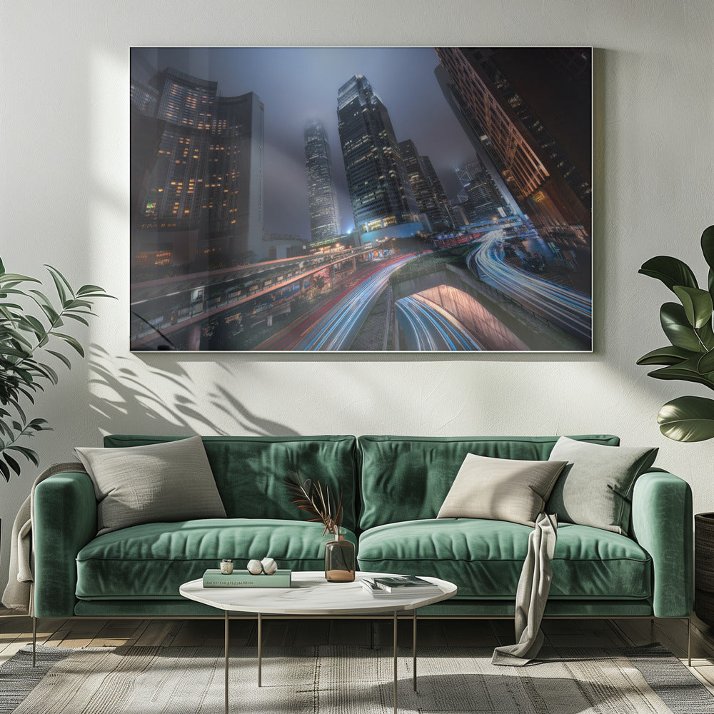 Hong Kong City Lights | Canvas
