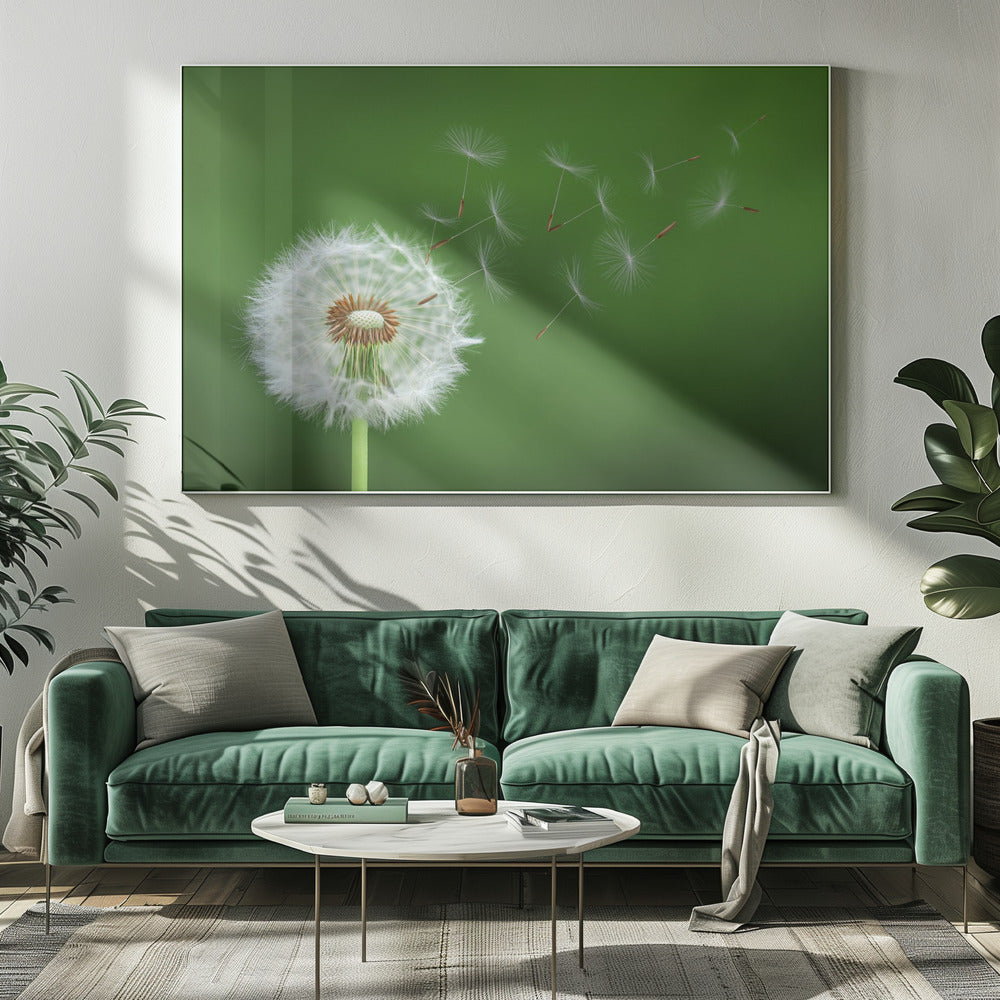 Dandelion Blowing | Canvas