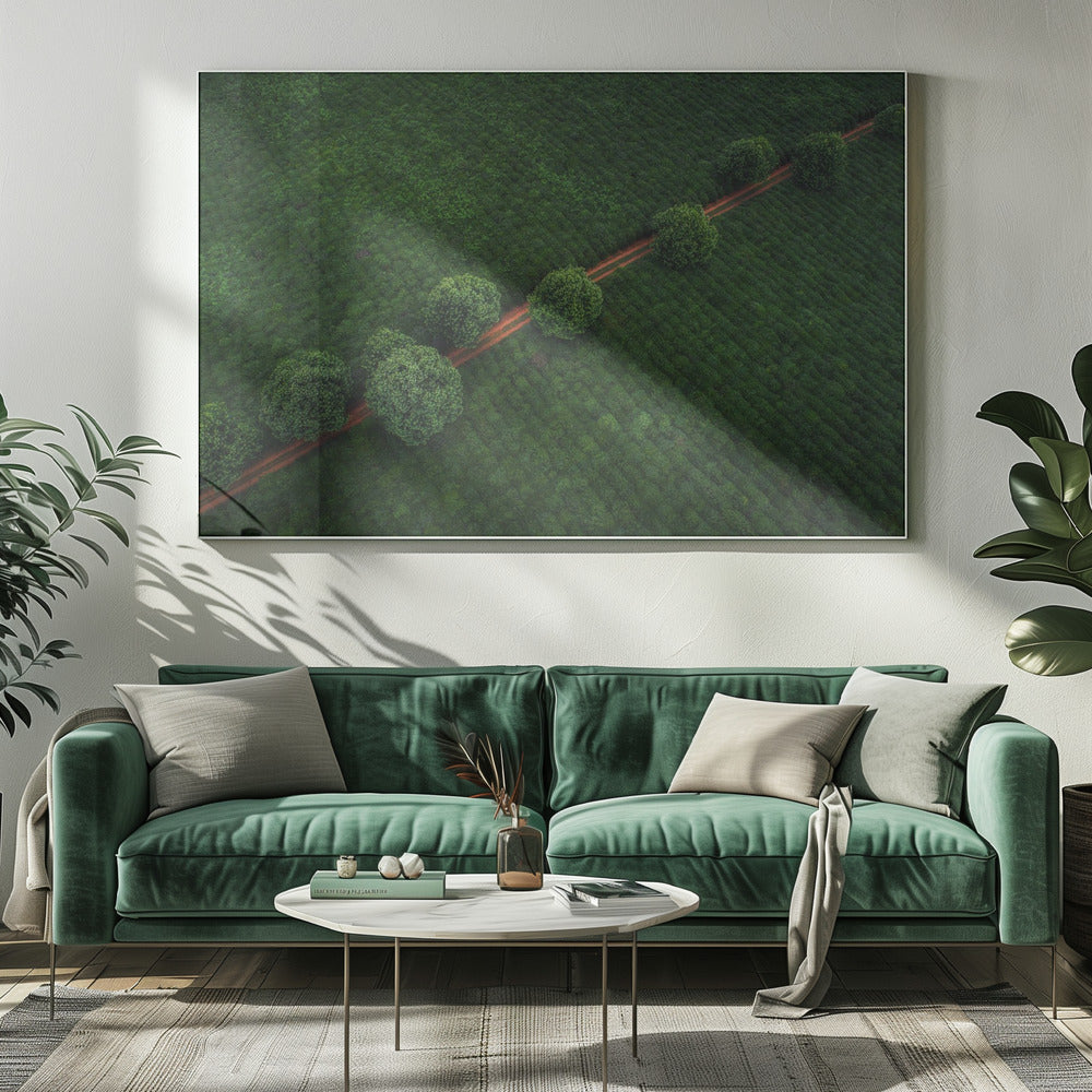 Green Pearls | Canvas
