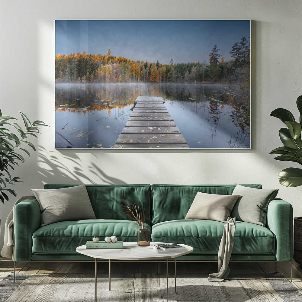 Autumn pier | Canvas