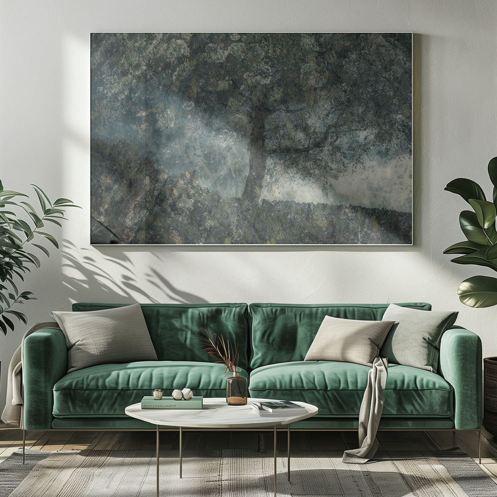 Rocks and a tree | Canvas