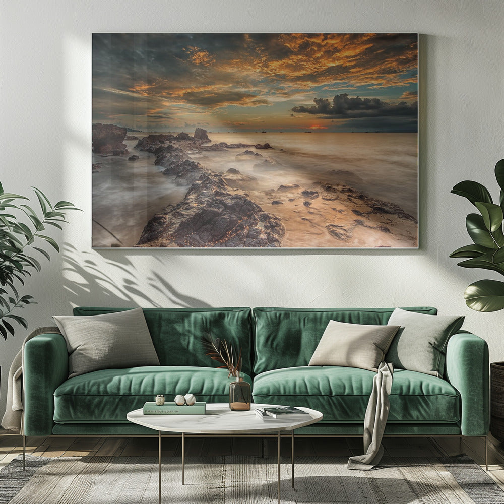 Angry Beach | Canvas