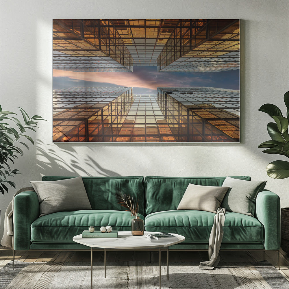 Golden Mirrors | Canvas