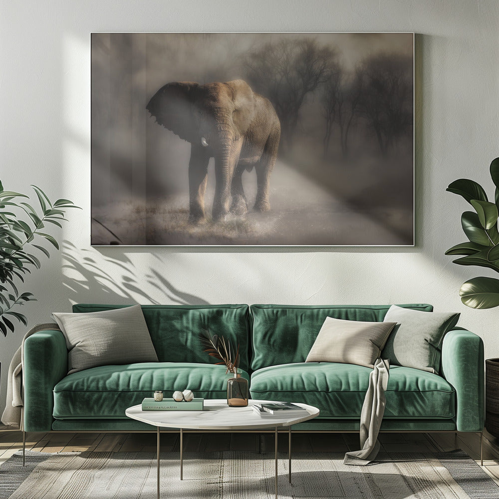 â€œ....elephant drinking water...â€™ | Canvas