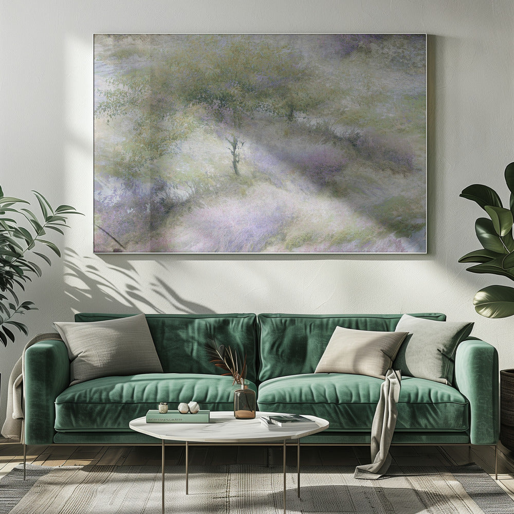 Flowering heather | Canvas
