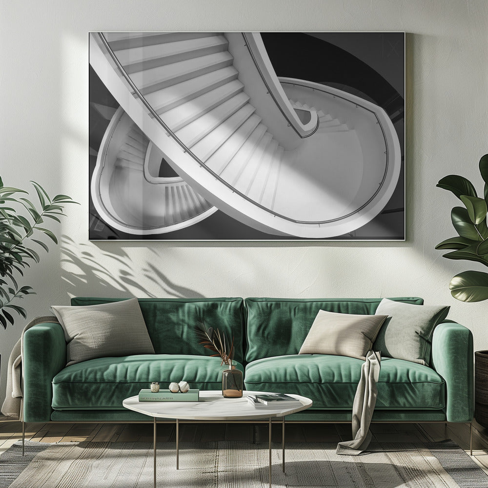 B&amp;W staircase | Canvas