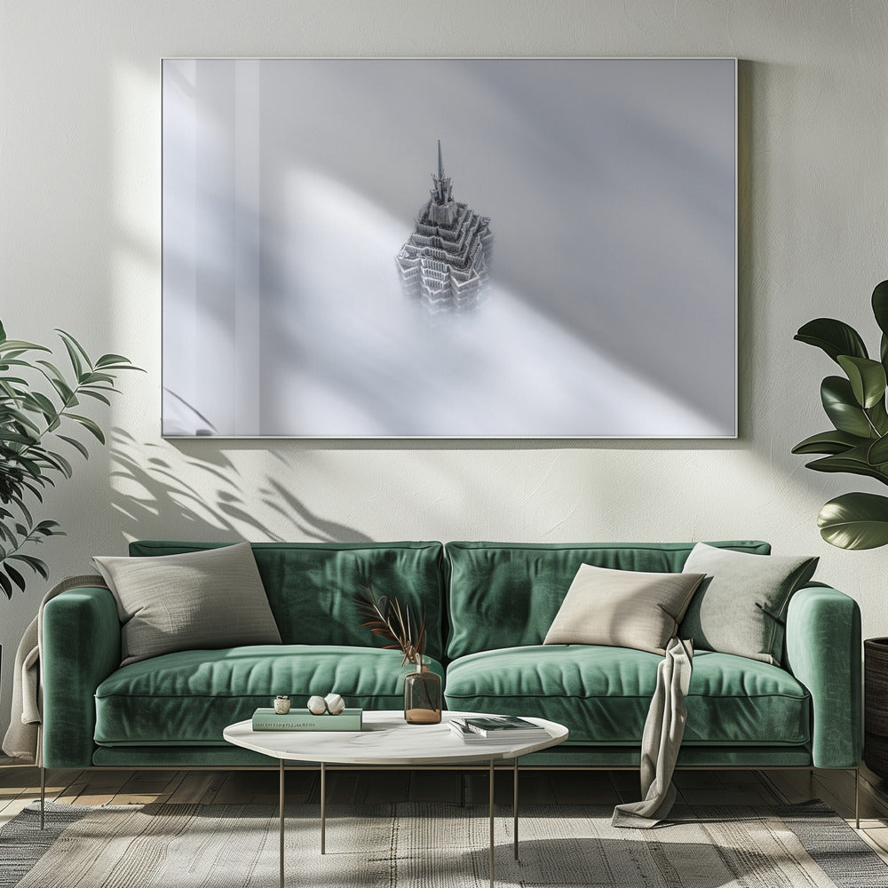 Shanghai Jinmao Tower in Clouds | Canvas