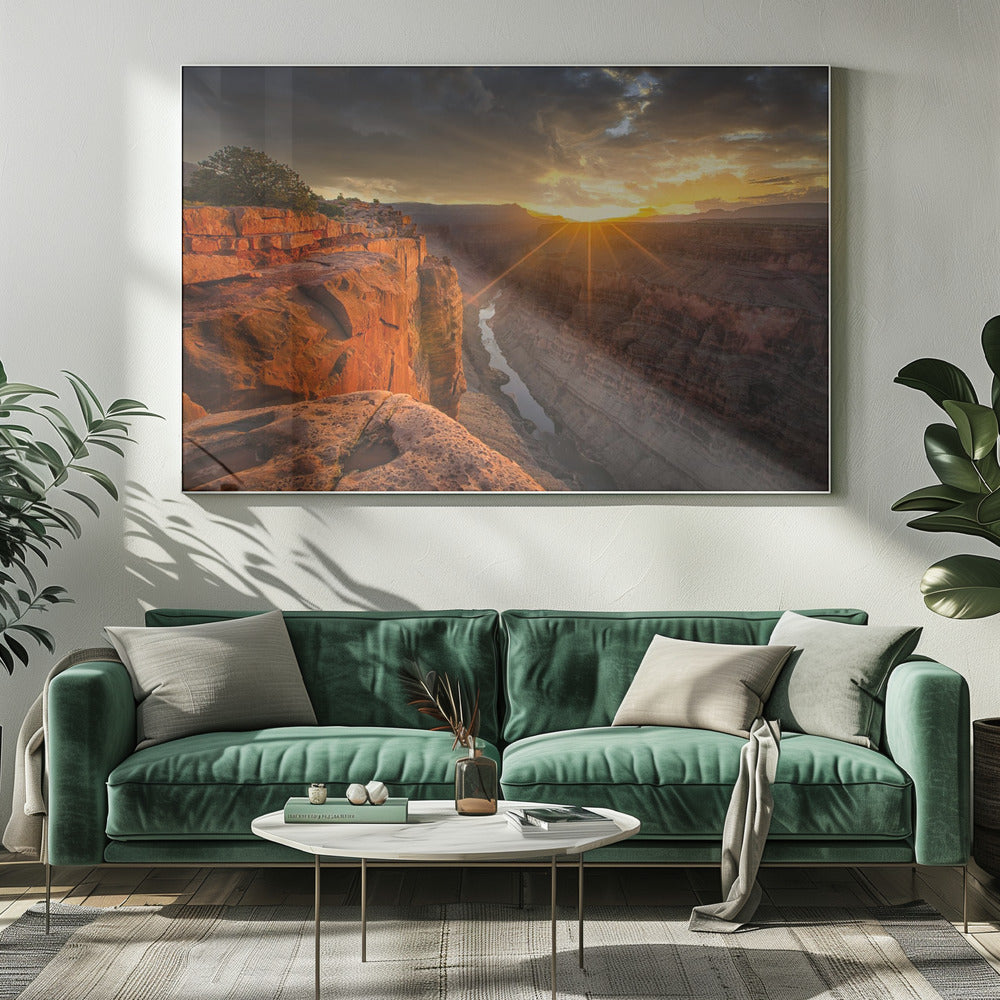 Sunrise Over The Grand Canyon | Canvas