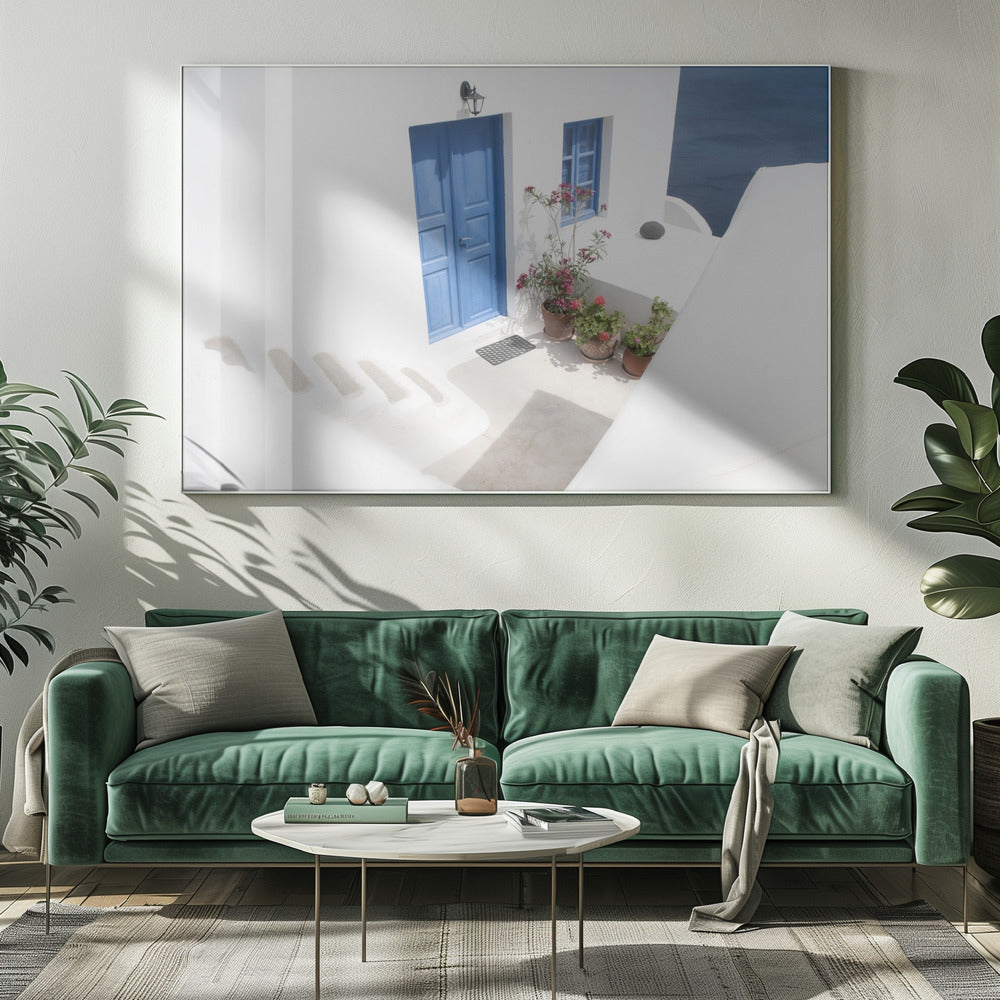 steps down to blue | Canvas