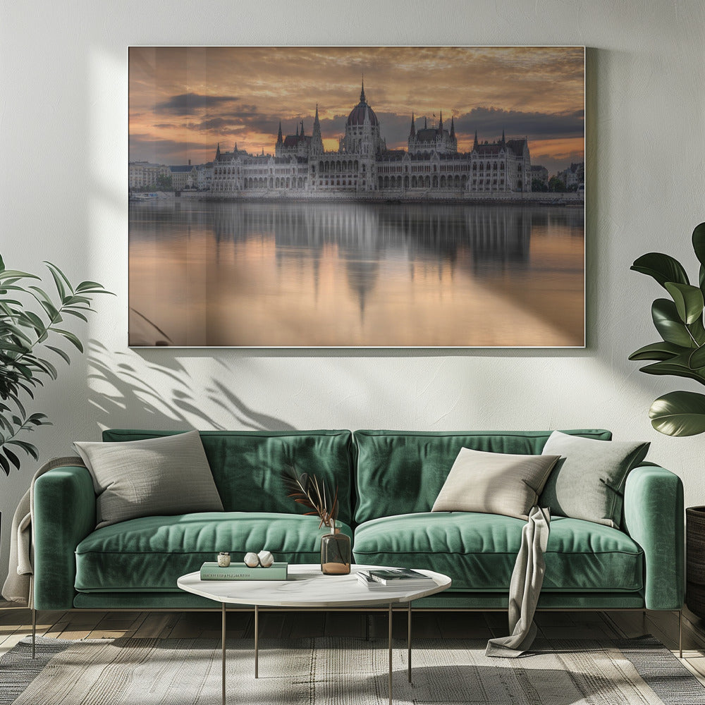 Sunrise in Budapest | Canvas