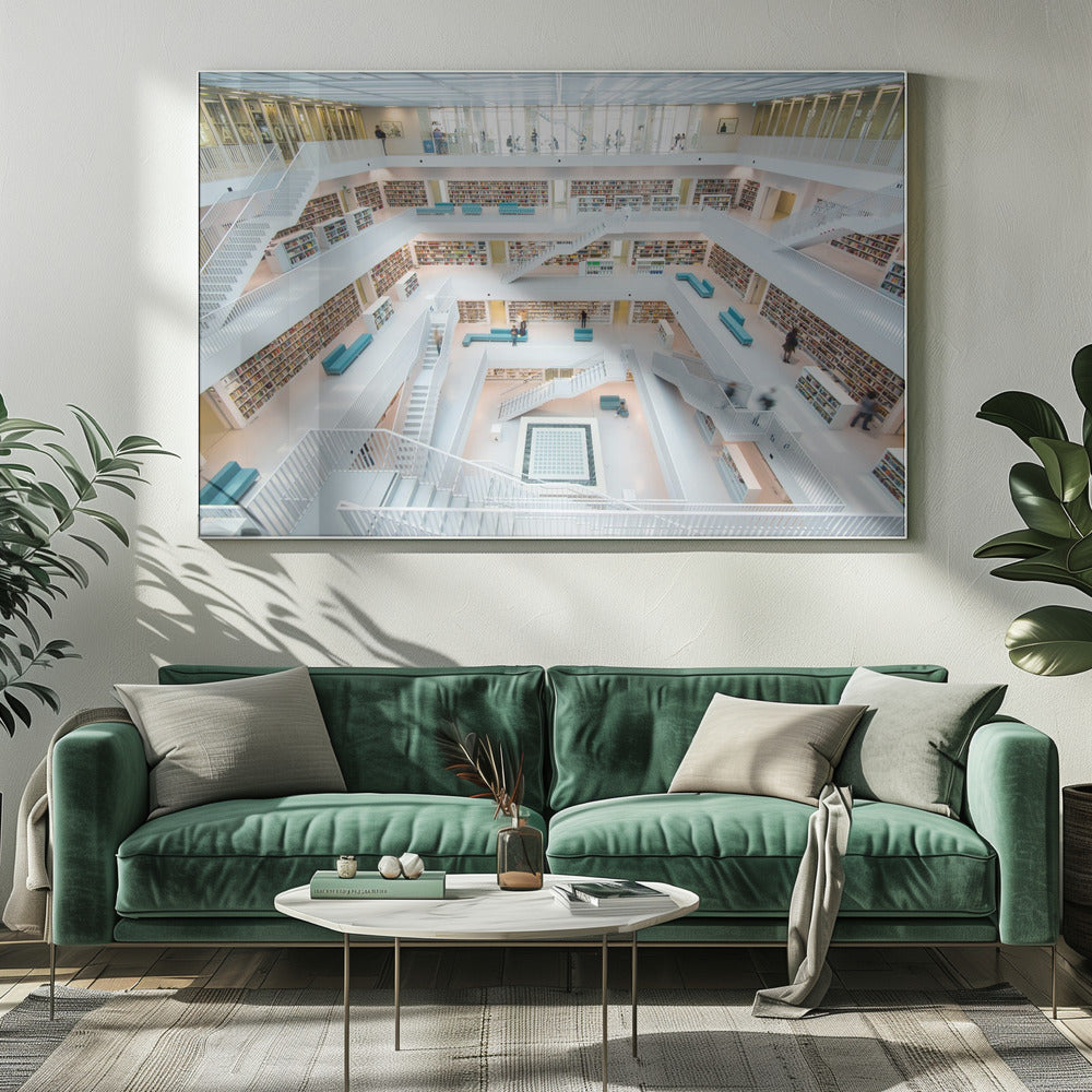 library Stuttgart | Canvas