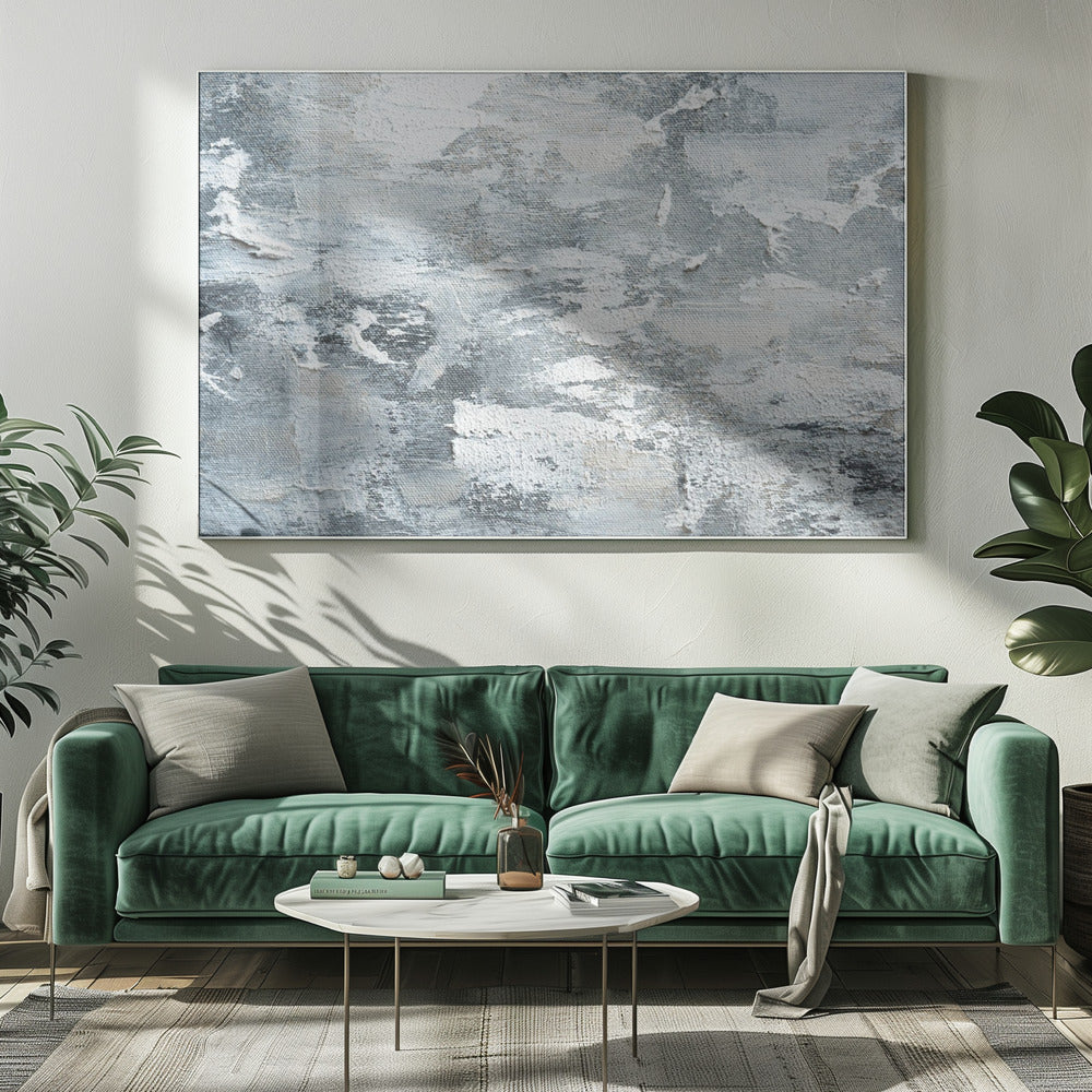 Cool Gray And White Tones | Canvas