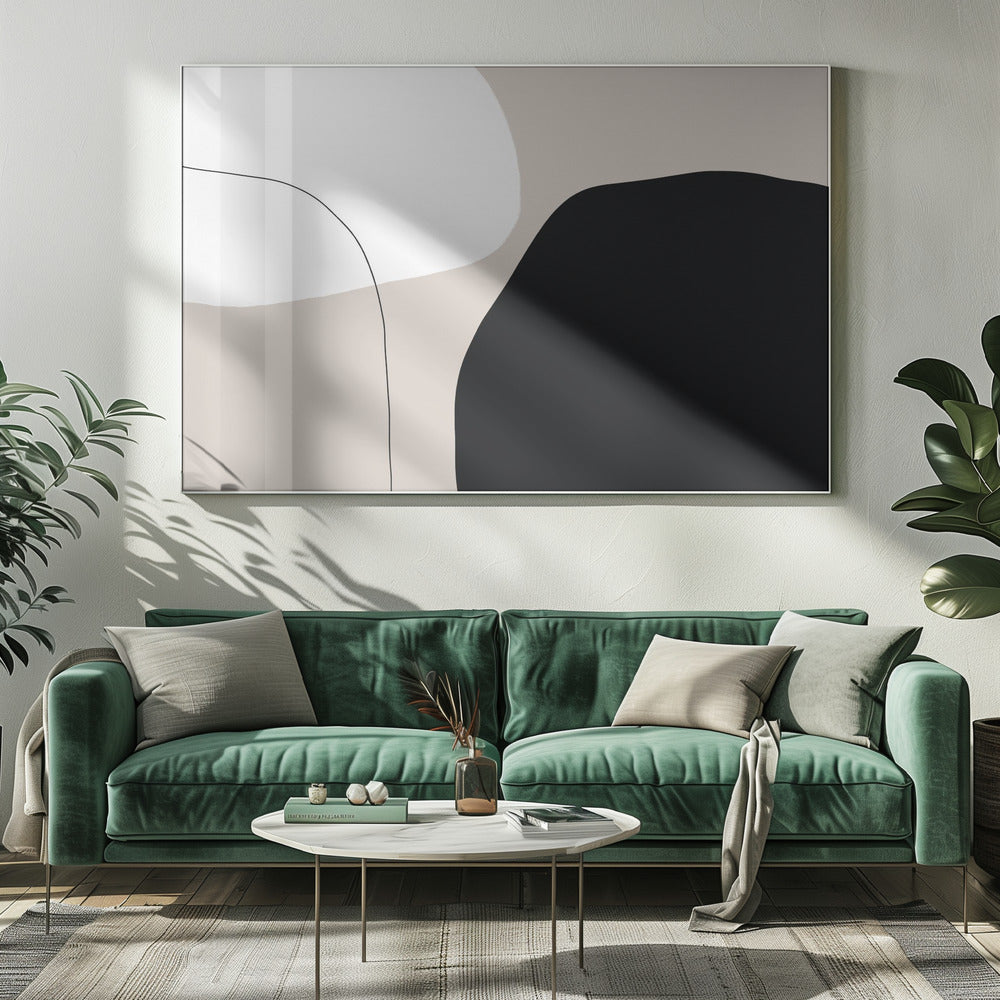 Black And White Shapes | Canvas