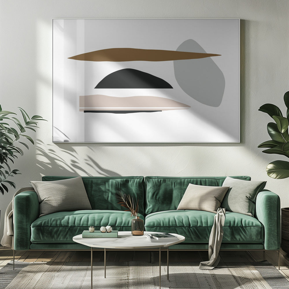 Organic Shapes And Earthy Tones | Canvas