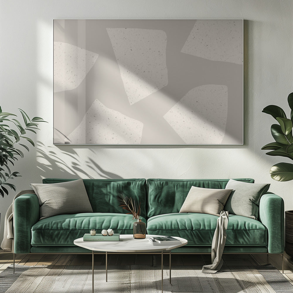 Irregular Light Beige Shapes | Canvas