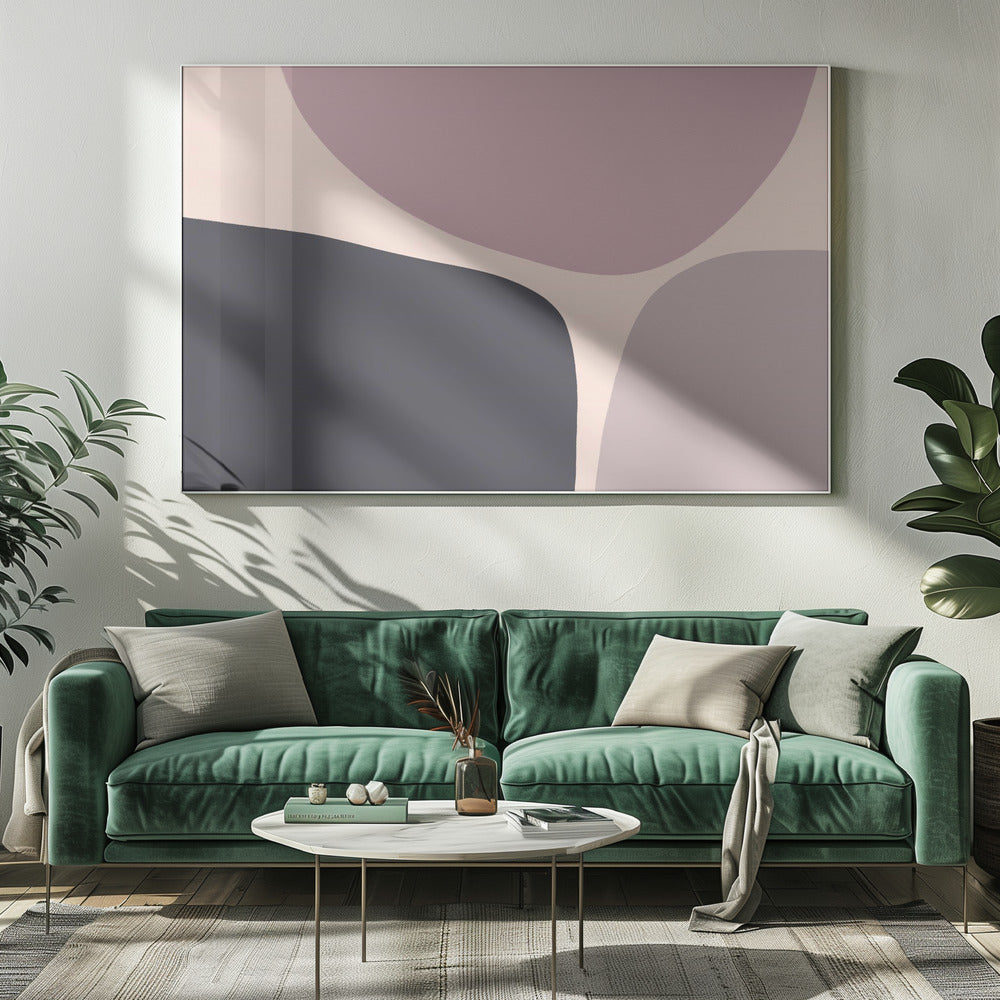 Organic Shapes In Muted Tones | Canvas