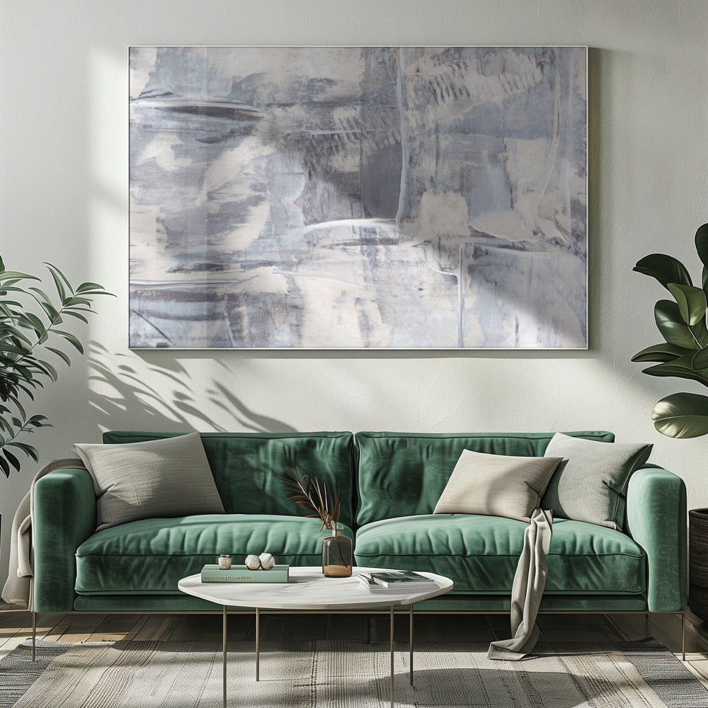 Textured Brushstrokes with Muted Tones | Canvas